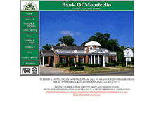 Tablet Screenshot of bankofmonticelloga.com